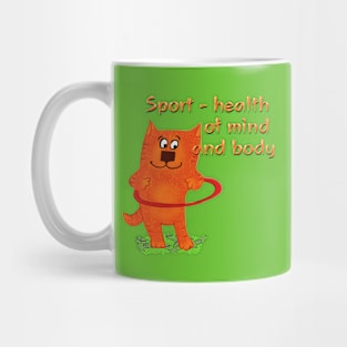 Fitness cat Mug